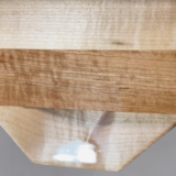 Wooden Base, stained and finished with polyurethane
